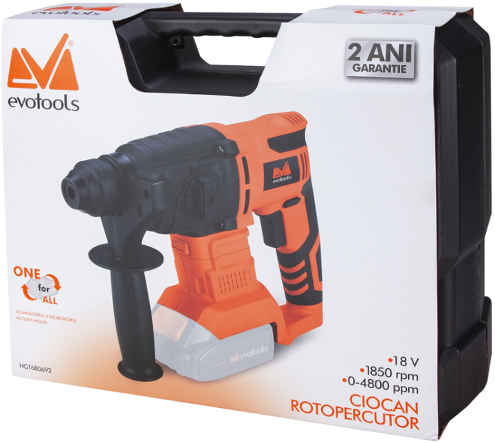 Ciocan Rotopercutor fara Acumulator si Incarcator MAX 20V ONE EPTO