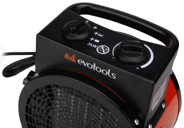 Aeroterma Electrica cu Rezistenta Ceramica EvoTools