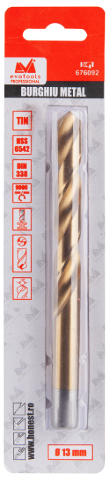 Burghiu Metal HSS 6542 Titanat