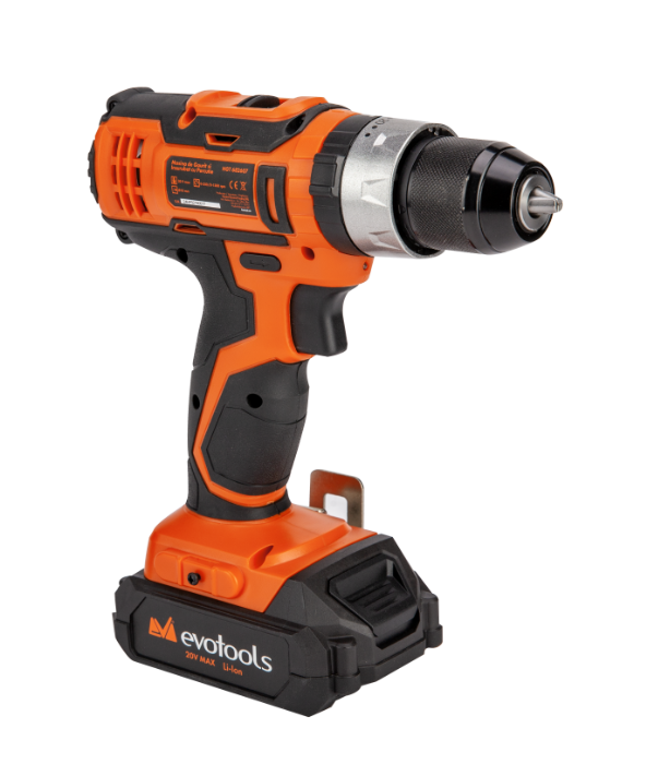 Masina de Gaurit si Insurubat cu Percutie cu 2 Acumulatori si Incarcator MAX 20V POWER Evotools