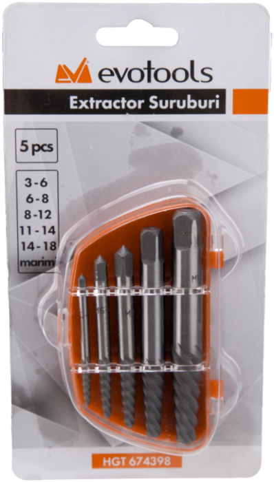 Extractor Suruburi 5 Pcs