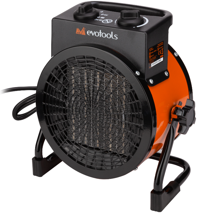 Aeroterma Electrica cu Rezistenta Ceramica EvoTools