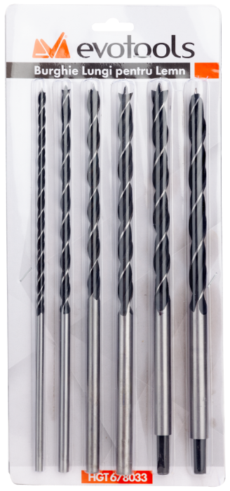 Burghiu Lemn Coada Lunga 6 Pcs ETS