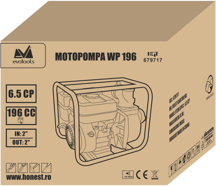 Motopompa WP 196 EPTO