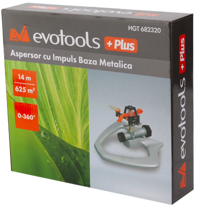 Aspersor cu Impuls Baza Metalica PLUS