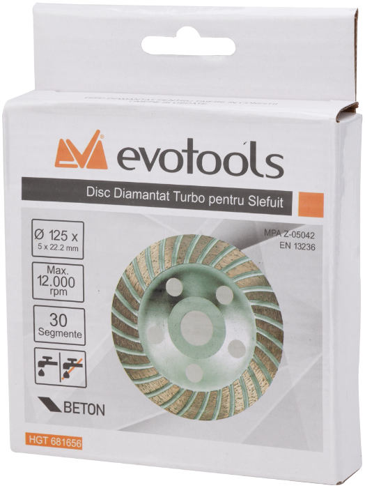 Disc Diamantat Turbo pentru Slefuit Beton