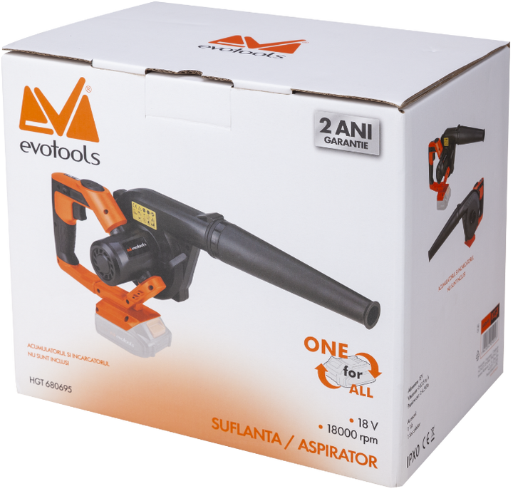 Suflanta/ Aspirator fara Acumulator si Incarcator MAX 20V ONE EPTO