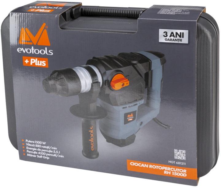 Ciocan Rotopercutor RH 1500D EPTO PLUS