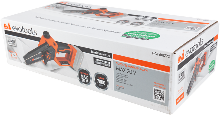 Mini Ferastrau Brushless fara Acumulator si Incarcator MAX 20V ONE EPTO