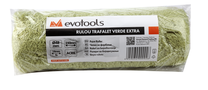 Rulou Trafalet Verde Acril ETS Extra