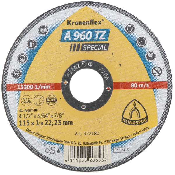 Disc Abraziv Klingspor A60 TZ Special