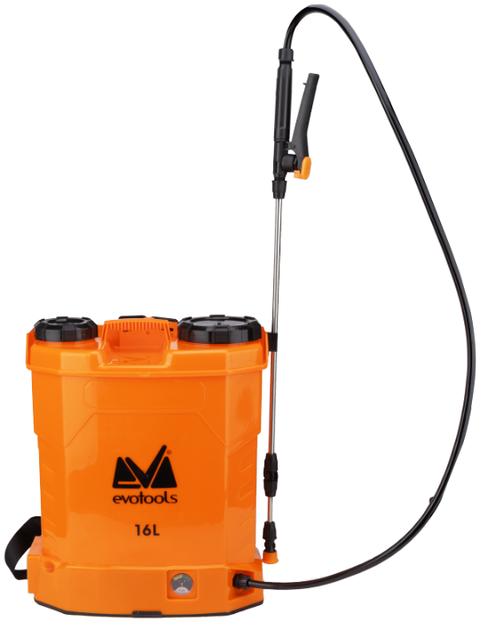 Pompa de Stropit cu Acumulator si Spatiu Depozitare PP Evotools