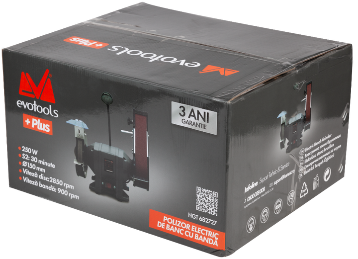 Polizor Electric de Banc cu Banda BG 250 Evotools PLUS