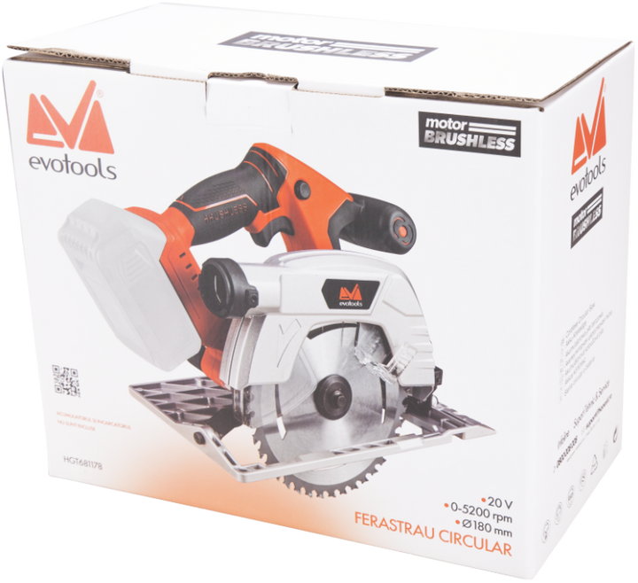 Ferastrau Circular fara Acumulator si Incarcator EPTO Brushless