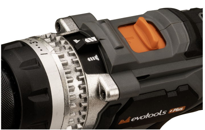 Masina de Gaurit si Insurubat Brushless cu Percutie cu 2 Acumulatori si Incarcator MAX 20V POWER Evotools Plus