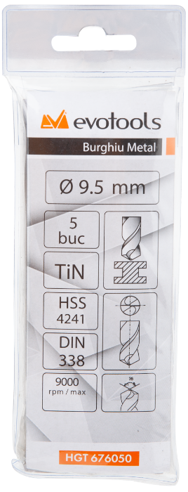 Burghiu Metal HSS 4241 Titanat