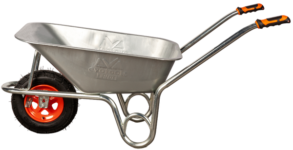 Roaba Zincata cu Roata Pneumatica si Janta Metailca Evotools Plus