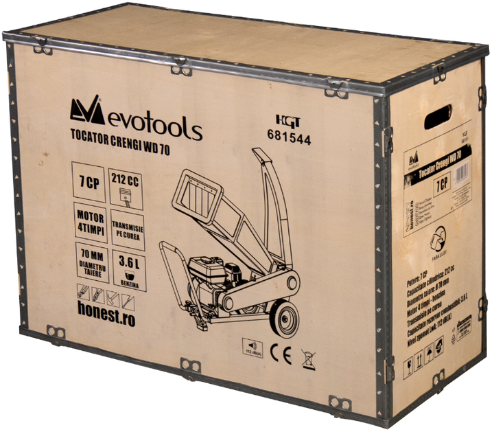 Tocator Crengi prin Aschiere WD70 7CP Transmisie pe Curea EPTO