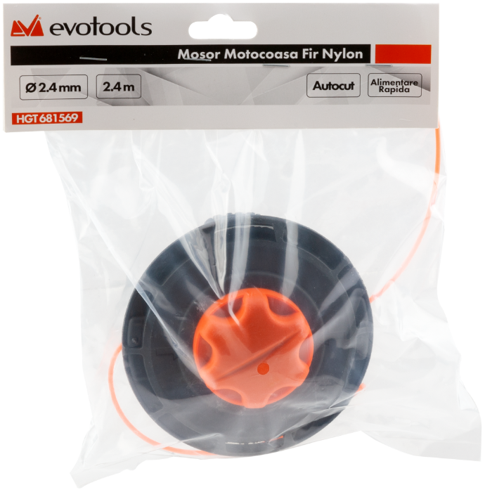 Mosor Motocoasa Fir Nylon cu Alimentare Rapida 1160 / G[mm]: 2.4; L[m]: 2.4