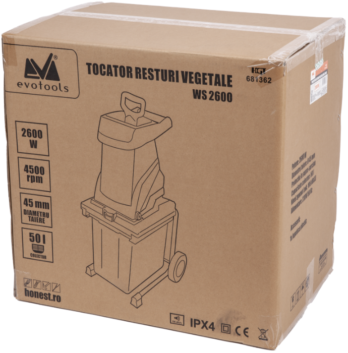 Tocator Resturi Vegetale WS 2600 EPTO
