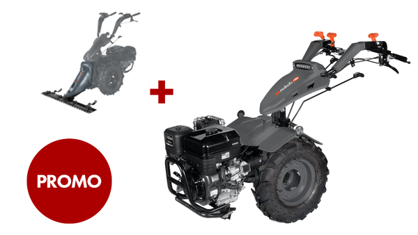 Pachet Motocultivator cu Motor Loncin MT760 cu Cositoare Evotools PLUS
