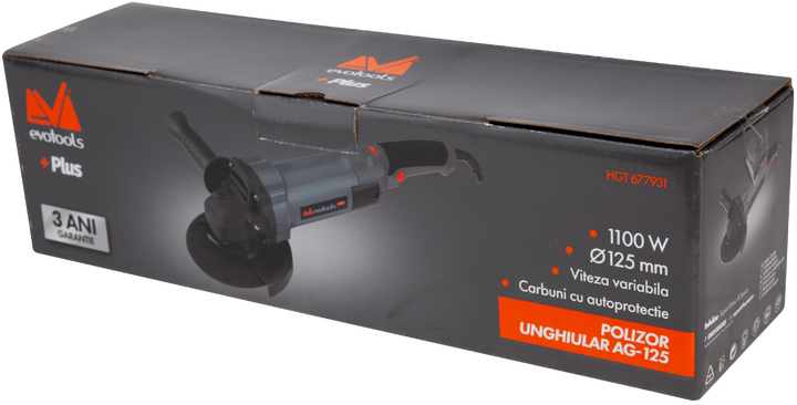 Polizor Unghiular cu Variator AG 125 1100W EPTO PLUS