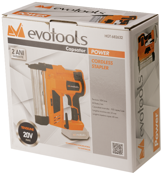 Capsator fara Acumulator si Incarcator MAX 20V POWER Evotools