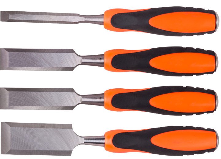 Set Dalti Lemn cu Maner de Plastic+TPR