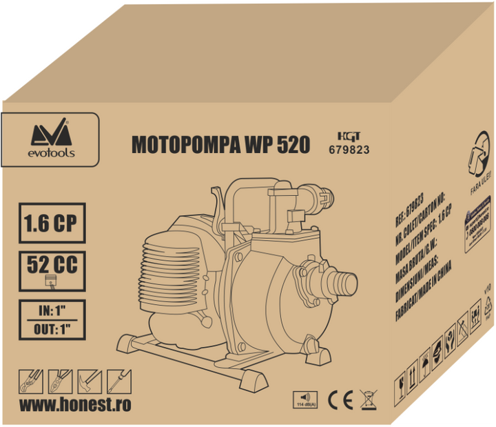 Motopompa WP 520 EPTO