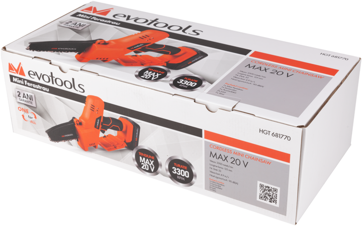 Mini Ferastrau cu Incarcator si Acumulator MAX 20V ONE EPTO