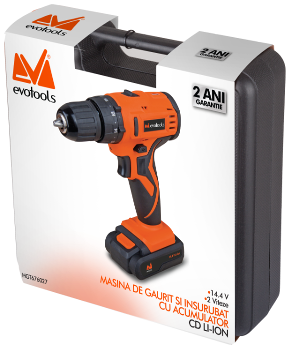 Masina de Gaurit si Insurubat cu Acumulator EPTO CD Li-Ion 14.4v