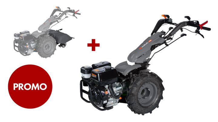 Pachet Motocultivator Motor Loncin MT370 Pornire Electrica cu Freza Evotools PLUS